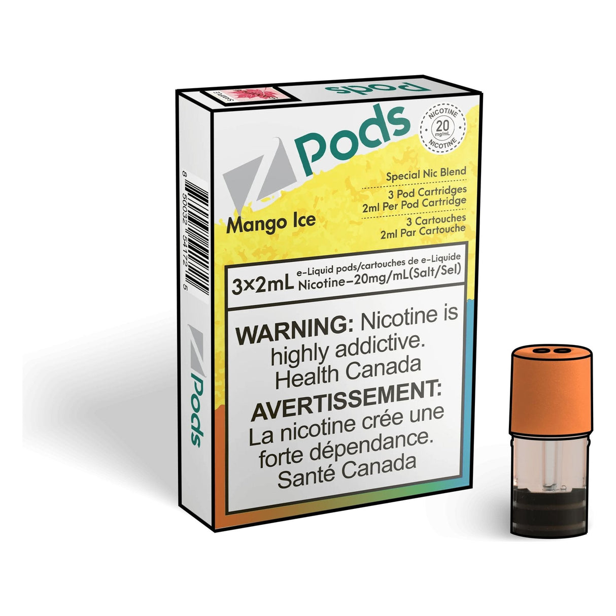 Shop Z pods - Mango Ice - at Vapeshop Mania