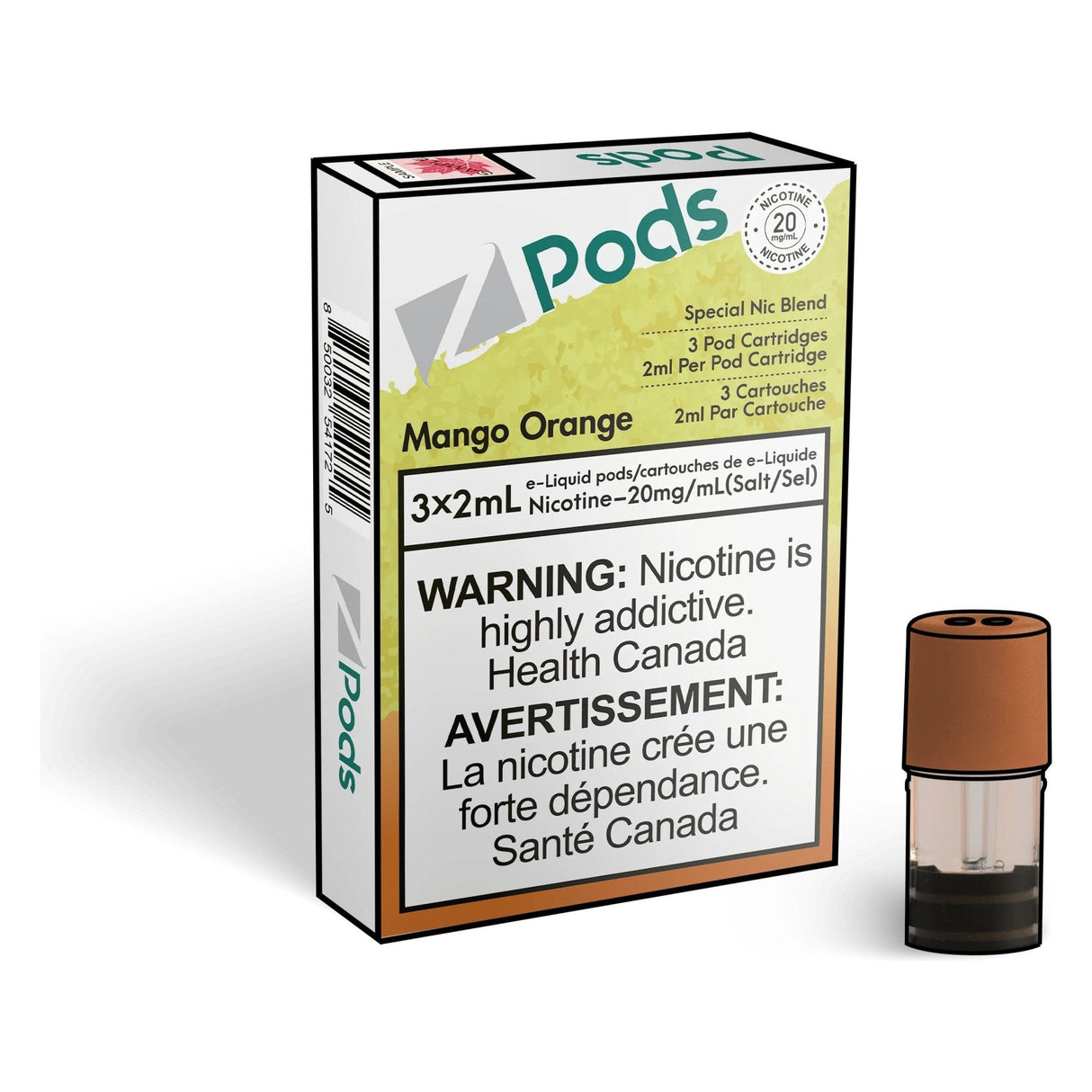 Shop Z pods - Mango Orange - at Vapeshop Mania