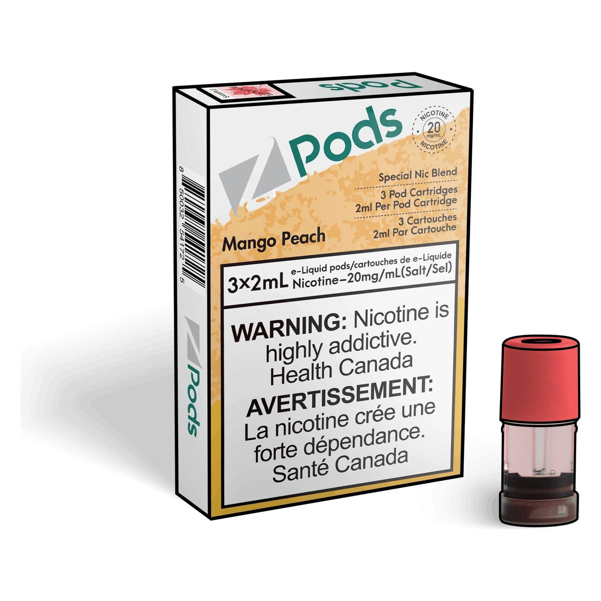 Shop Z pods - Mango Peach - at Vapeshop Mania