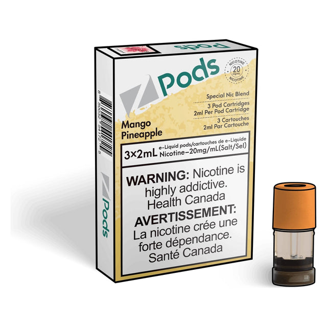 Shop Z pods - Mango Pineapple - at Vapeshop Mania