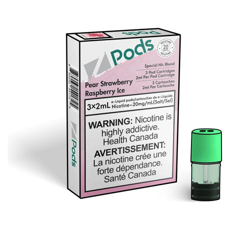 Shop Z pods - Pear Strawberry Raspberry Ice - at Vapeshop Mania