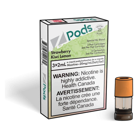 Shop Z pods - Strawberry Kiwi Lemon - at Vapeshop Mania