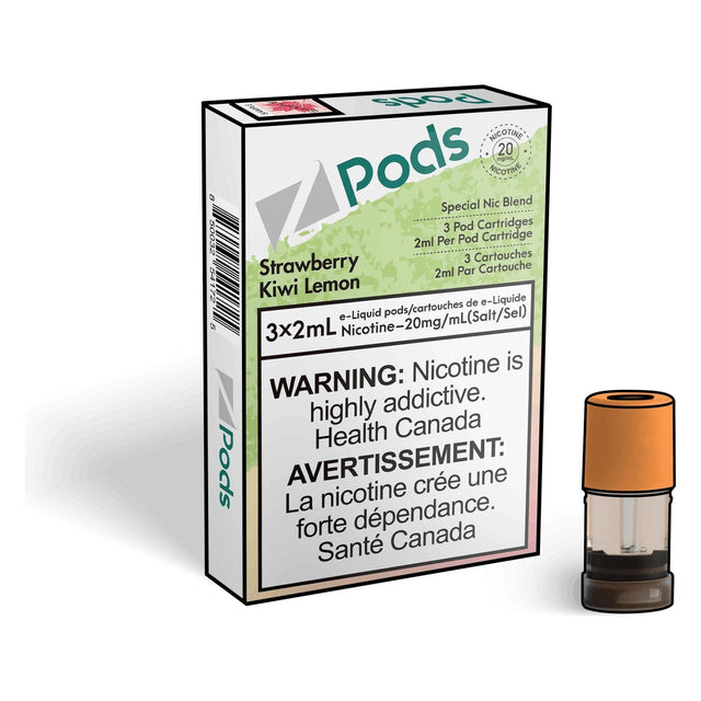 Shop Z pods - Strawberry Kiwi Lemon - at Vapeshop Mania